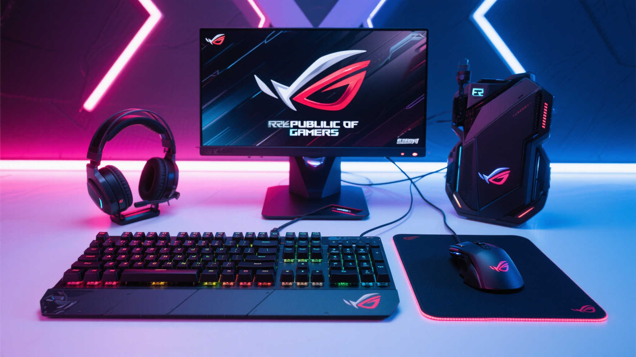 ROG全新外设组合,一次性满足全面需求 在电竞世界中,一套高性能的游戏设备不仅是